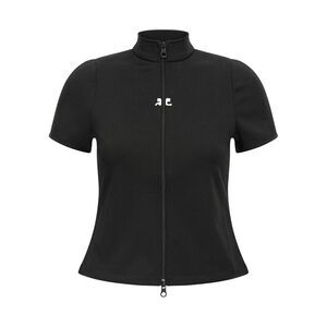 Courreges Women's Interlock Zipped Top